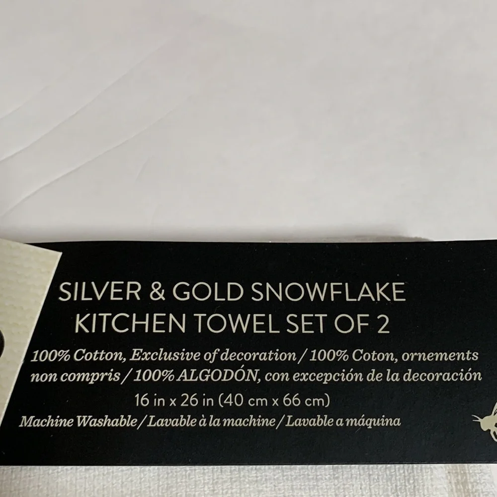2pk of Bee & Willow kitchen towels.